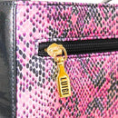 Luigi Womens Pink Red Crossbody Bag Faux Leather Small Shoulder Purse