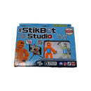 Zing StikBot Studio S1003 Orange WhiteClear Stop Motion Animation App Figure Kit