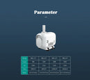 Quiet Submersible Aquarium Water Pump With 1.2m-1.6m Lift & Dry Run Protection