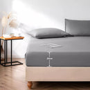King Size Extra Deep 25cm Fitted Sheet Dark Grey Bed Sheets 100% polycotton