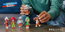 Roblox Jailbreak DevSeries 4-Pack 7cm Figures Hiding in Plain Sight Multipack