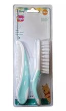 Tigex Winnie The Pooh Baby Hair Brush & Comb Set Dual Material Newborn