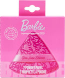 Barbie Makeup Powder Puff Duo 2 Pack Reusable Triangle Applicator Tool