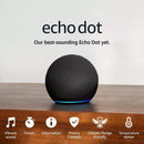 Amazon Echo Dot 5th Generation Smart Speaker with Alexa - Charcoal