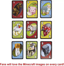 UNO Minecraft Card Game Animated Character Themed Collector Deck 112 Cards