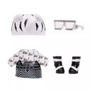 Na Na Na Fuzzy Surprise Zara Zebra 18cm Fuzzy Doll Series 1 With Accessories