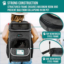 Pet Dog Carrier Backpack Portable Travel Cat Bag Comfort Breathable Mesh Soft