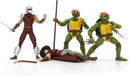 TMNT Mirage Comics Turtles & Foot Soldiers 4 Pack Figure Set