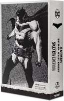 McFarlane DC Multiverse Batman White Knight Sketch 7" Action Figure Gold Label