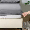 King Size Extra Deep 25cm Fitted Sheet Dark Grey Bed Sheets 100% polycotton