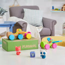 Playskool Roll & Go Critters 2 Wooden Vehicles 2 Figures Toddler 1+