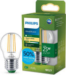 Philips LED P45 Filament Bulb E27 Edison Screw 25W 2700K Warm White 252lm 3 Pack