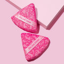 Barbie Makeup Powder Puff Duo 2 Pack Reusable Triangle Applicator Tool