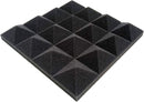 Acoustic Foam Panels 12x12x2” Pyramid Soundproof Studio Tiles