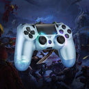 Wireless Controller for PS4/Pro/Slim/PC Bluetooth Gamepad Joystick Dual Vibrate - Titanium Blue
