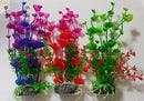 Artificial Aquarium Plants 3 Pack Red Purple Green Fish Tank Decor