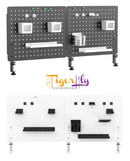 Clamp On Metal Pegboard Mounted for Walls & Desks Peg Board Accessory