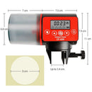Automatic Fish Feeder 200ml LCD Display Programmable Aquarium Timer