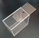 Small Acrylic Fish Tank Breeding Box Nano Aquarium With Sliding Lid 4L or 8L
