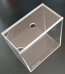 Small Acrylic Fish Tank Breeding Box Nano Aquarium With Sliding Lid 4L or 8L