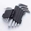 Finder 9pc Metric Hex Key Wrench Set Chrome Vanadium Steel XJ193126P