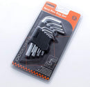 Finder 9pc Metric Hex Key Wrench Set Chrome Vanadium Steel XJ193126P