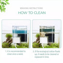 Mini Aquarium Hang On Filter USB External Fish Tank Waterfall 250L/H