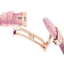 Saint Honore Ladies 35mm Rose Gold Quartz Watch Pink Leather Strap 7510308RRR