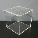 Small Acrylic Fish Tank Breeding Box Nano Aquarium With Sliding Lid 4L or 8L