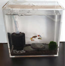 Small Acrylic Fish Tank Breeding Box Nano Aquarium With Sliding Lid 4L or 8L
