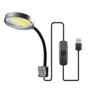 Fish Tank Clip On Light 2.5W USB LED Aquarium Clamp Lamp Flexible Neck