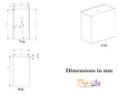 Small Acrylic Fish Tank Breeding Box Nano Aquarium With Sliding Lid 4L or 8L